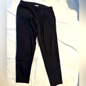 Express men’s casual slim-fit jogger sweatpants small black
